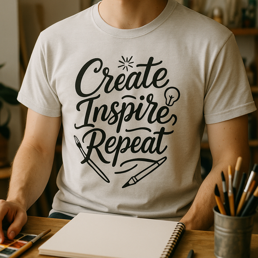 Create, Inspire, Repeat T-Shirt