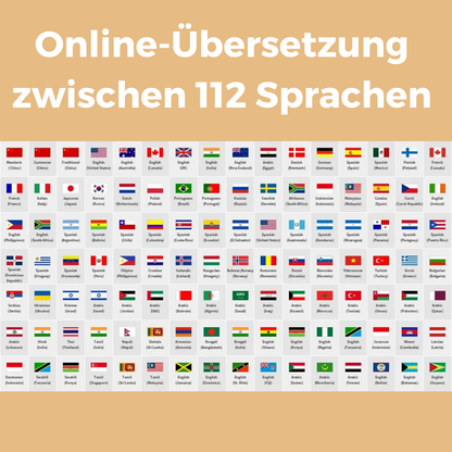 EasyLifePen - Der Weltweit Universale Übersetzungsstift: 112 Sprachen im Handumdrehen!