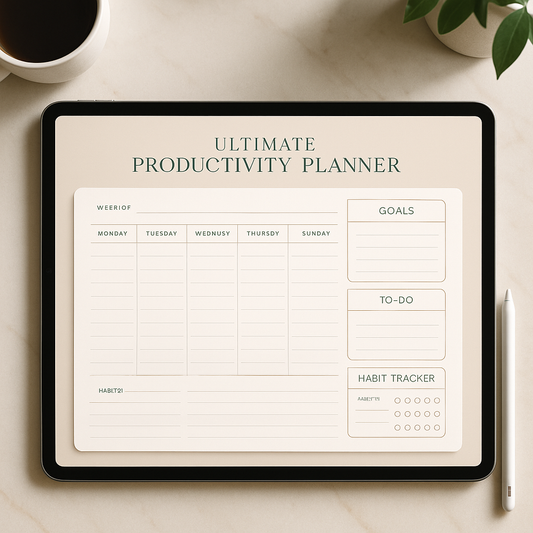 The Ultimate Guide to Productivity: A Digital Planner
