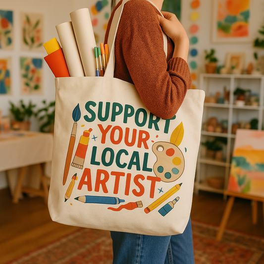 Support Your Local Artist Tote Bag