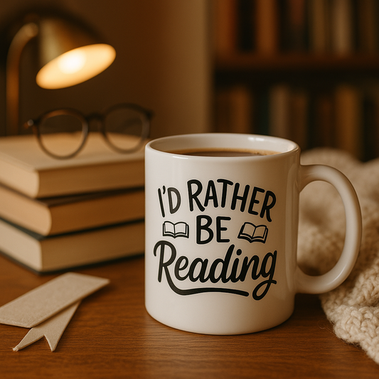 I'd Rather Be Reading Mug