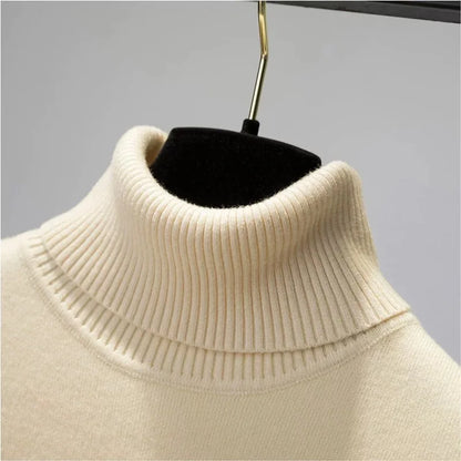 Elegante Damen Turtleneck Pullover